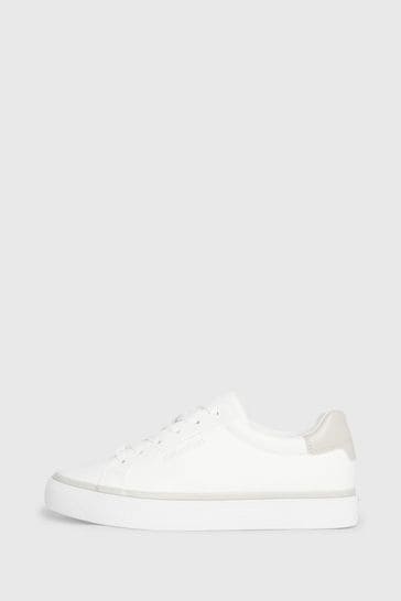 Leather trainers calvin store klein