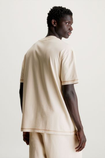 Calvin klein t shirt khaki 2025