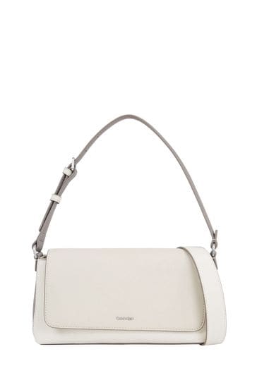 Calvin Klein White Must Shoulder Bag