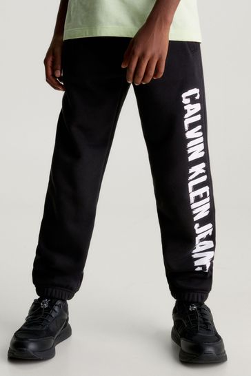 Calvin Klein Jeans Pixel Logo Black Joggers