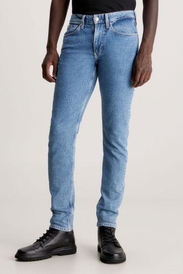 Calvin Klein Blue Chrome Slim Taper Jeans