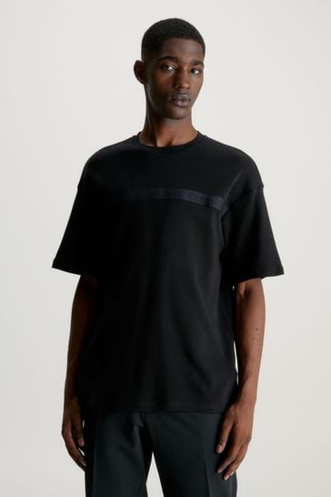 Calvin klein tape t shirt sales