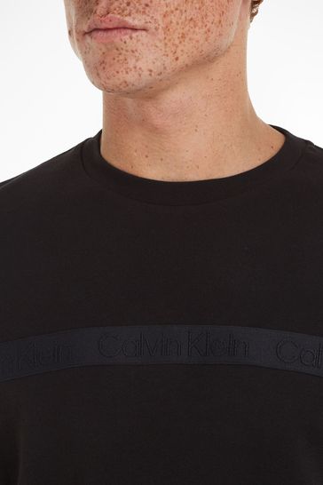 Calvin klein logo long online sleeve