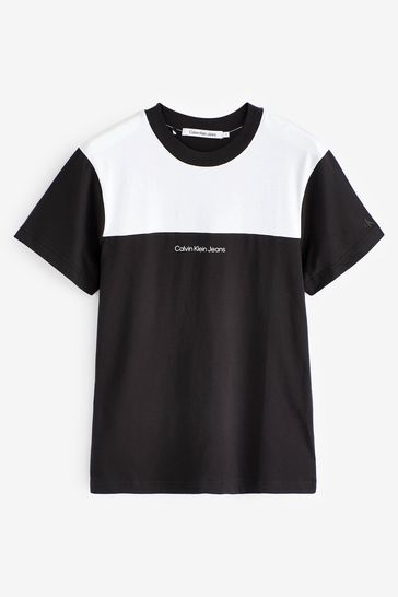 T shirt calvin klein nera top