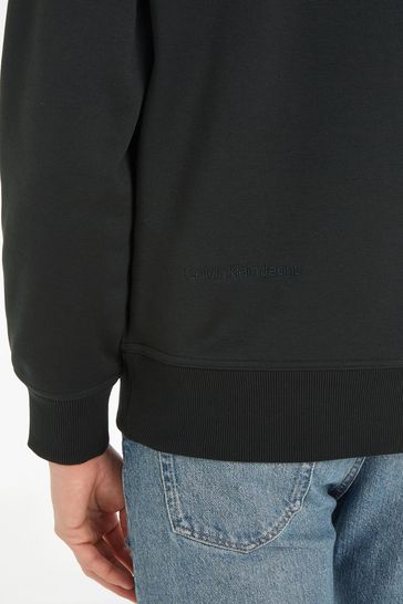 Buy Calvin Klein Jeans Black Sweatshirt from Next Hungary