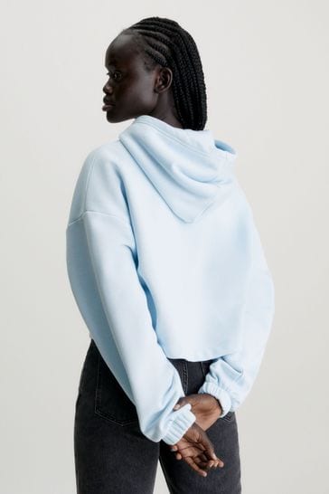 Buy Calvin Klein Jeans Blue Sequin Hoodie from Next United Arab