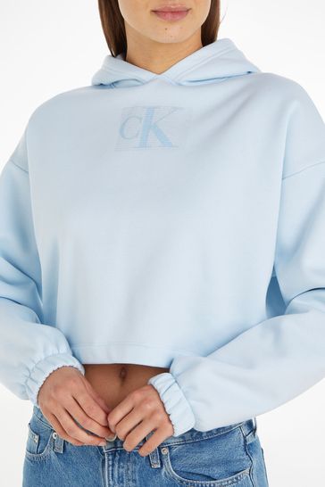 Blue calvin clearance klein hoodie