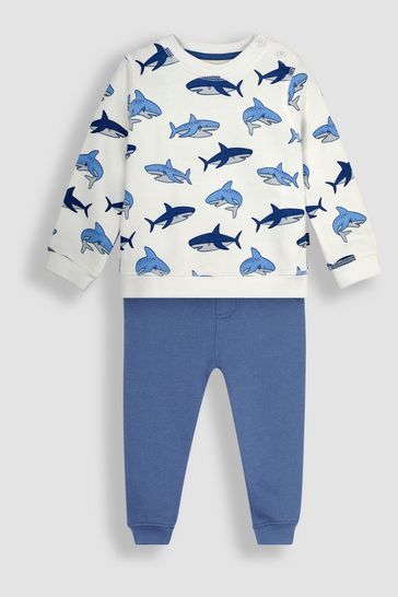 Buy JoJo Maman Bébé 2-Piece Shark Sweatshirt & Joggers Set from Next Italy