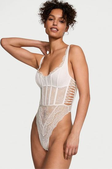 Floral lace bodysuit online