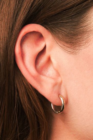 Ralph lauren discount gold hoop earrings