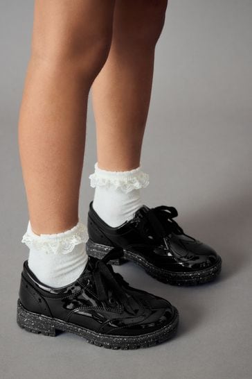 Chunky sole school shoes top