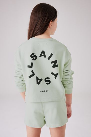 Short sweatshirt for girls clearance