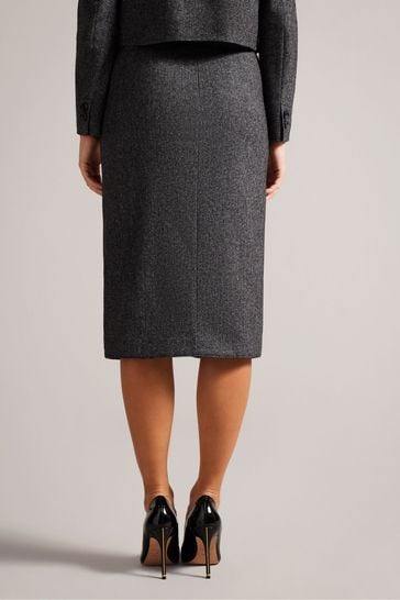 Midi pencil sales skirt gray