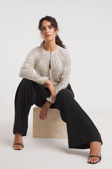 Jd williams sequin top sales