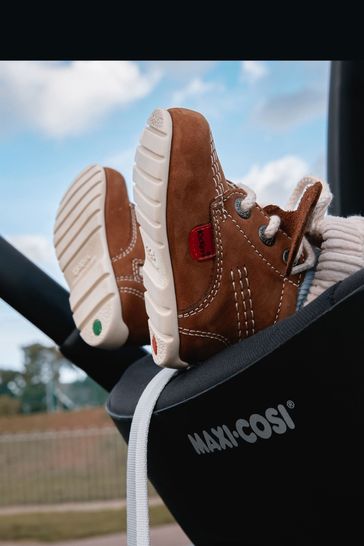 Kickers Brown Kick Hi Baby Shoes