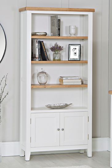 K Interiors Grey Windsor Large Bookcase