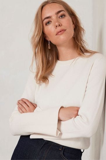 Mint velvet white jumper top