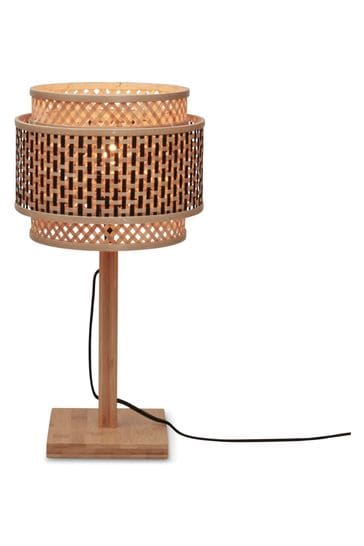 Good & Mojo Natural Bhutan Bamboo Table Lamp