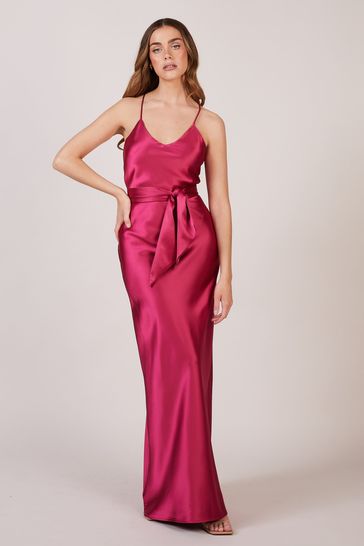 Rewritten Brooklyn Bridesmaid Dress With Waist Tie