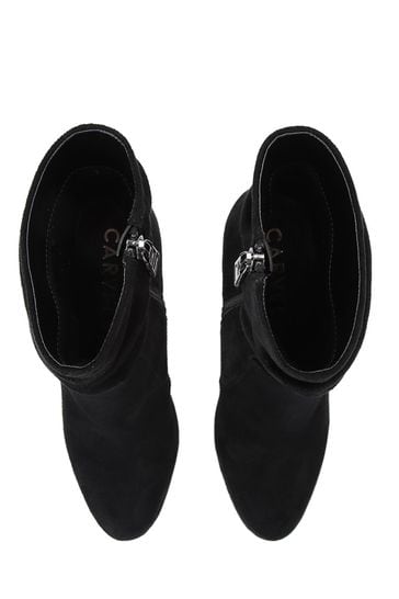 Carvela black suede ankle boots outlet