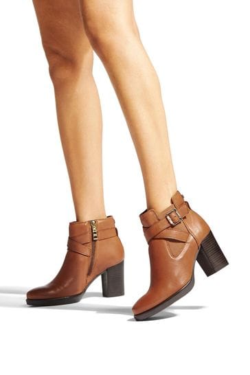 Carvela Buckle Detail Ankle Boots