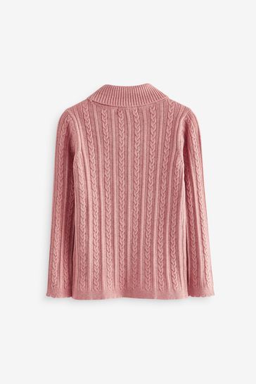 Roll neck cardigan 2025