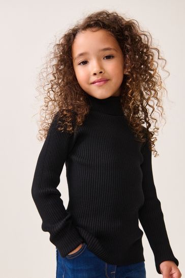 Buy Black Roll Neck Jumper 3 16yrs from Next Bahrain