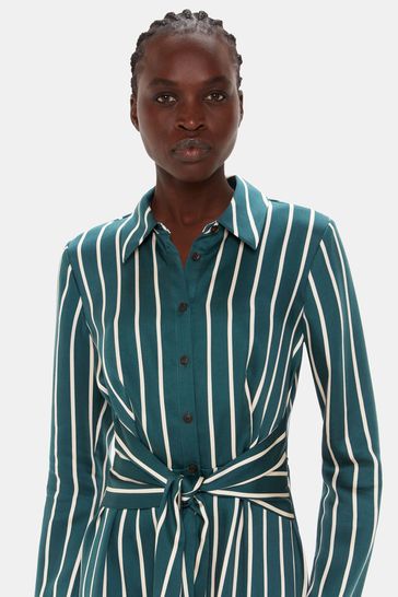 Whistles stripe cheap shirt dress
