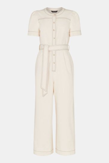 Whistles white jumpsuit clearance