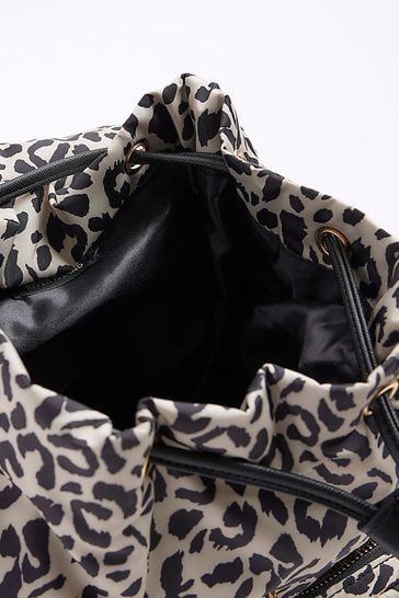 River island animal print bag best sale