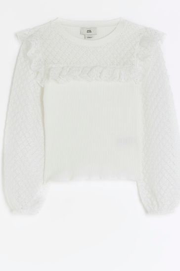 River island white jumper deals