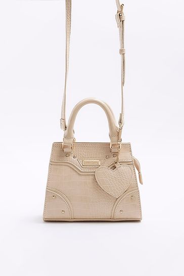 Buy River Island Girls Beige Croc Tote bei Next Deutschland