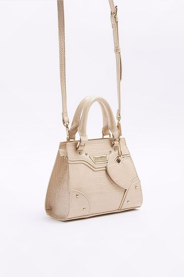 Beige river shop island bag