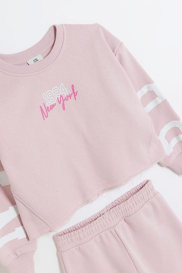 Girls river island tracksuit discount