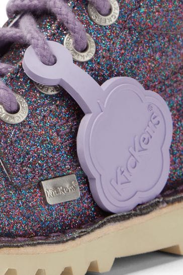 Buy Kickers Hi Glitter Text If Boots from Next Singapore