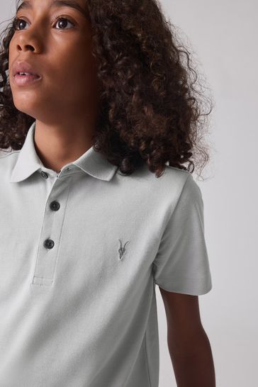 Boys grey polo shop