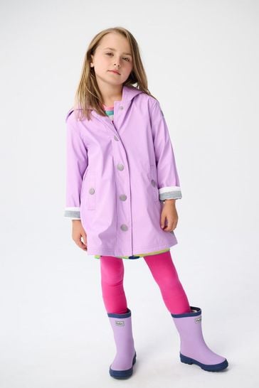 Hatley Purple Matte Rain Boots