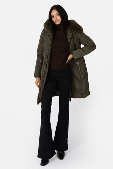 Chevron Padded Coat