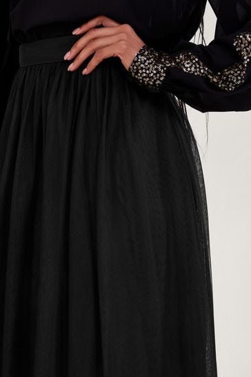Monsoon tulle maxi best sale skirt