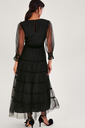 Monsoon oliver spot dress on sale