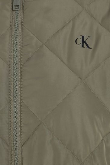 Calvin klein men's quilted 2025 bomber jacket