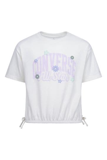 Converse White Realxed Graphic T-Shirt