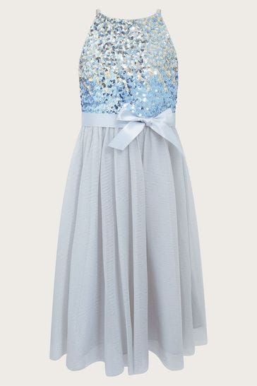 Monsoon truth shop maxi dress blue