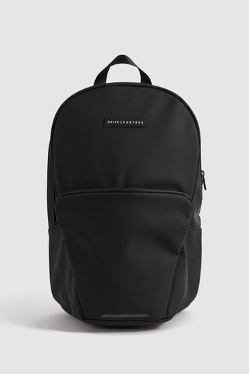 Reiss Black Cassian Castore Adjustable Backpack