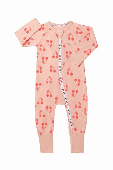 Bonds Cherry Pink Fruit Design Zip Sleepsuit