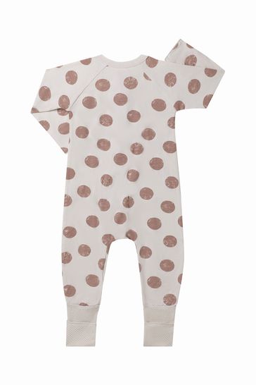 Polka shop dot sleepsuit