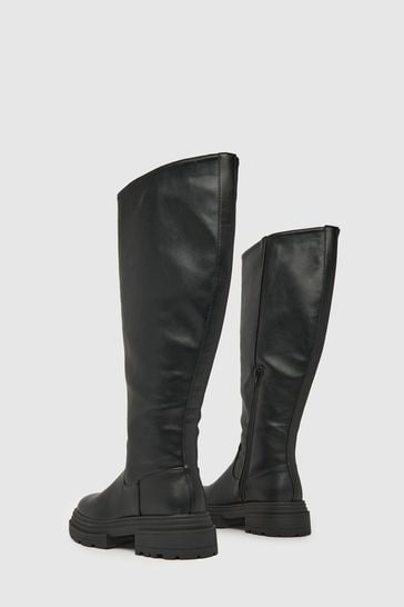 Missguided black boots 2025