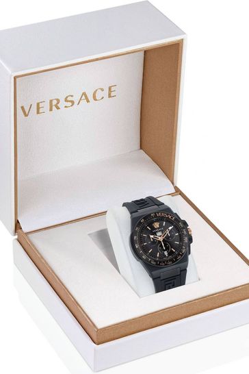 Versace black v extreme chronograph watch best sale