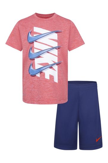 Nike Dri Fit T Shirt And Shorts Set