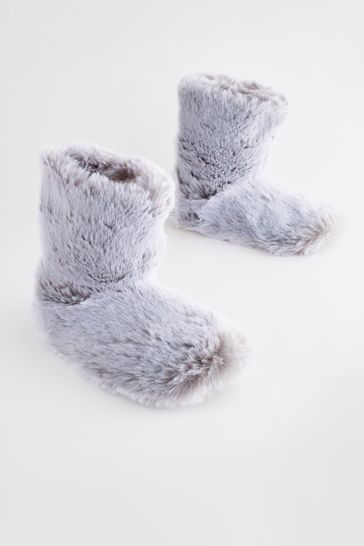 Fur slipper boots womens store